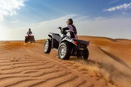 Quad biking in sinai desert